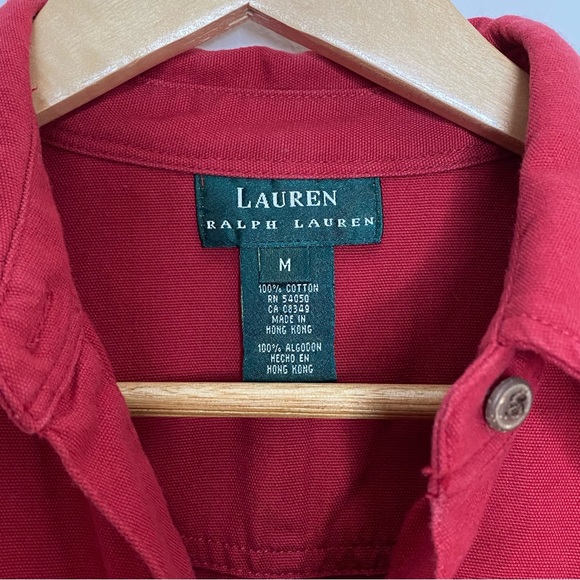 Ralph Lauren Utility twill red shirt - Picture 4 of 7